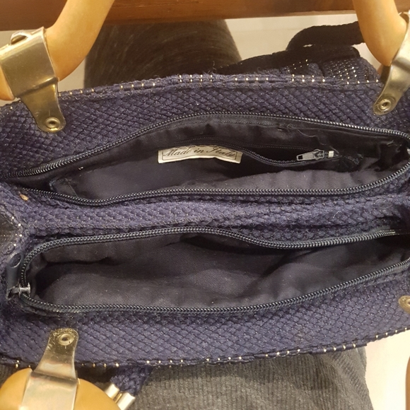 Made in Italy Weave Handbag - Picture 2 of 6